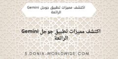 اكتشف مميزات تطبيق جوجل Gemini الرائعة